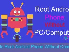 Root Android without a PC