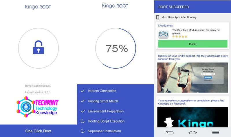 Root Android without a PC with KingoRoot