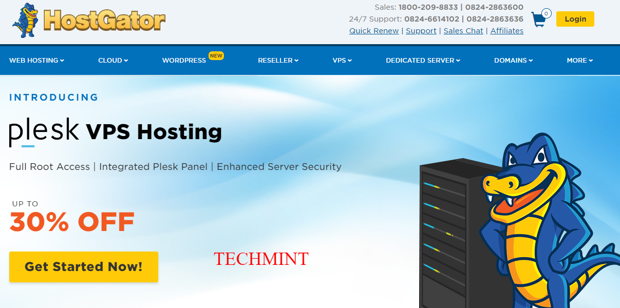 Web Hosting Shared Reseller Cloud VPS Hosting Dedicated Server HostGator India