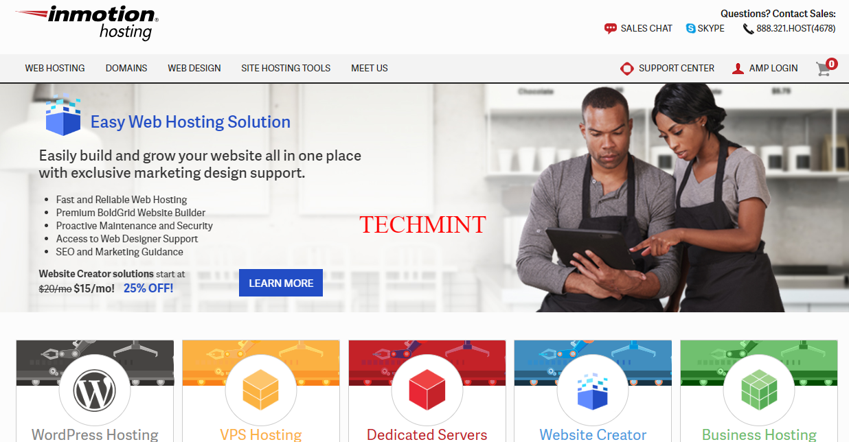 Web Hosting VPS Hosting Dedicated Hosting Reseller Hosting InMotion Hosting