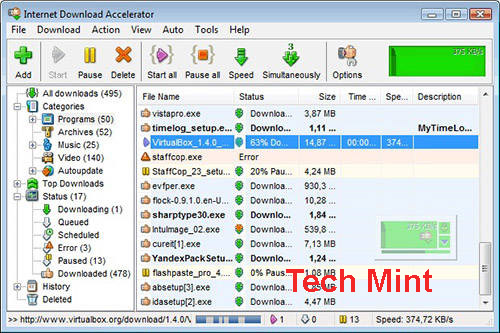 Internet Download Accelerator