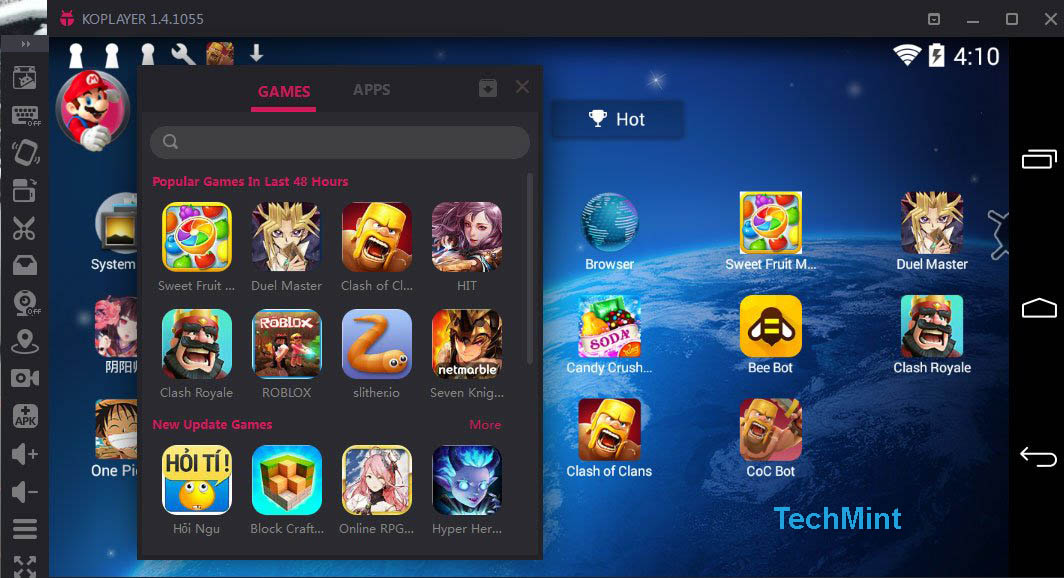 jar of beans android emulator for windows 7 free download