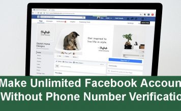 Make Unlimited Facebook Accounts Without Phone Number