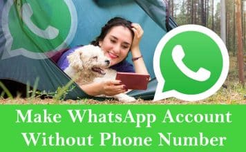 Make WhatsApp Account Without Phone Number