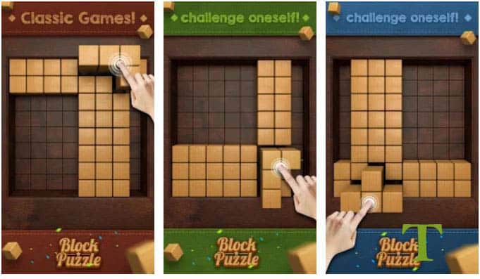 Wood Block - Music Box best tetris game