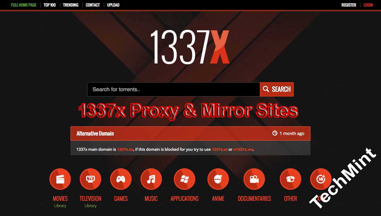 1337x Proxy & Mirror Sites