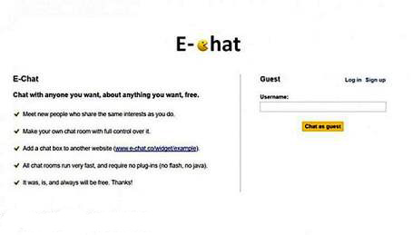 The Best Alternatives to OMGChat is E-Chat