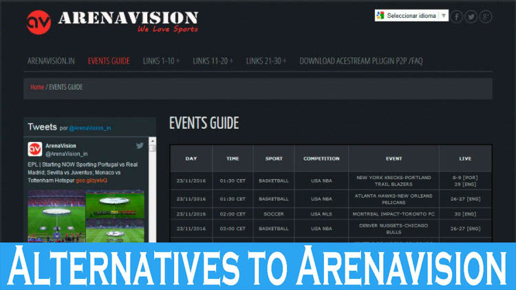 What are the Best Alternatives to Arenavision to Watch Sport Online?
