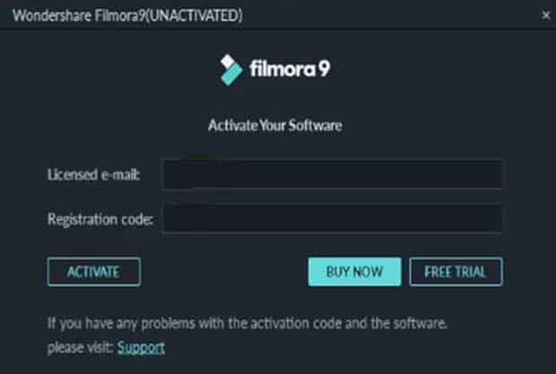 filmora registration email and key for version 8.7.5 on mac