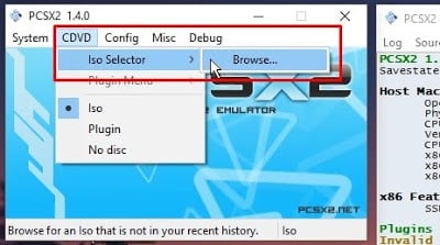 pscsx2 emulator can