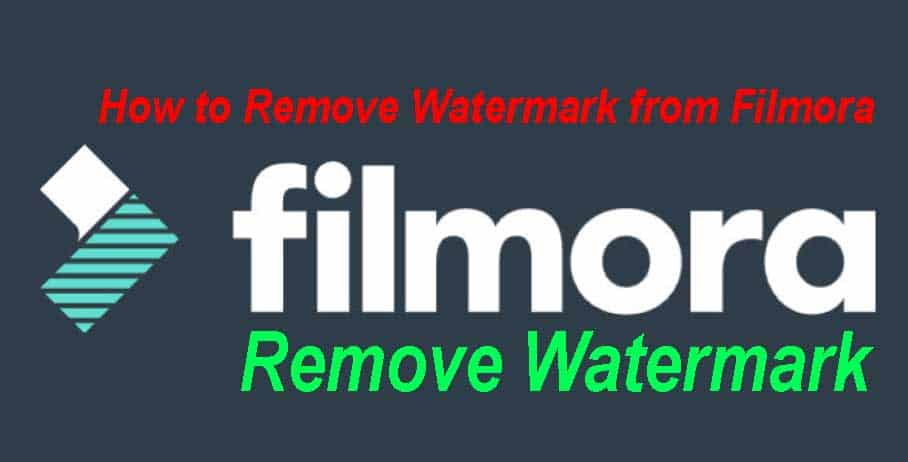 remove wondershare filmora watermark