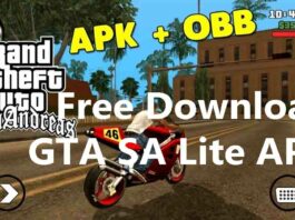 Free Download GTA SA Lite APK For Android [Mod+OBB]