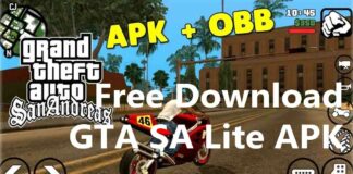 Free Download GTA SA Lite APK For Android [Mod+OBB]