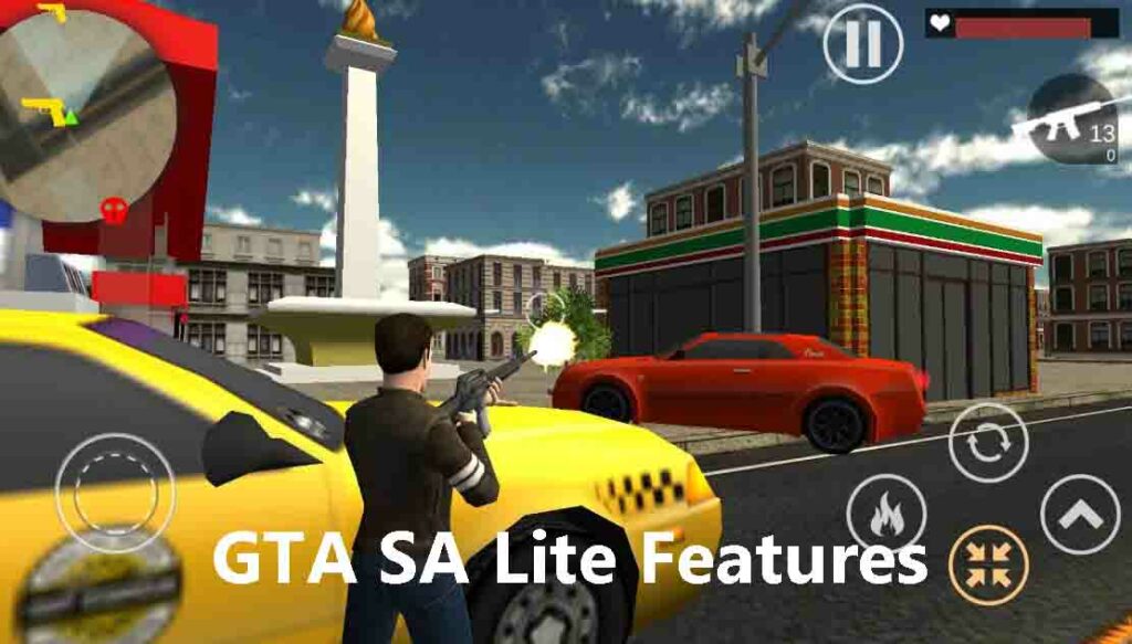 GTA SA Lite Features