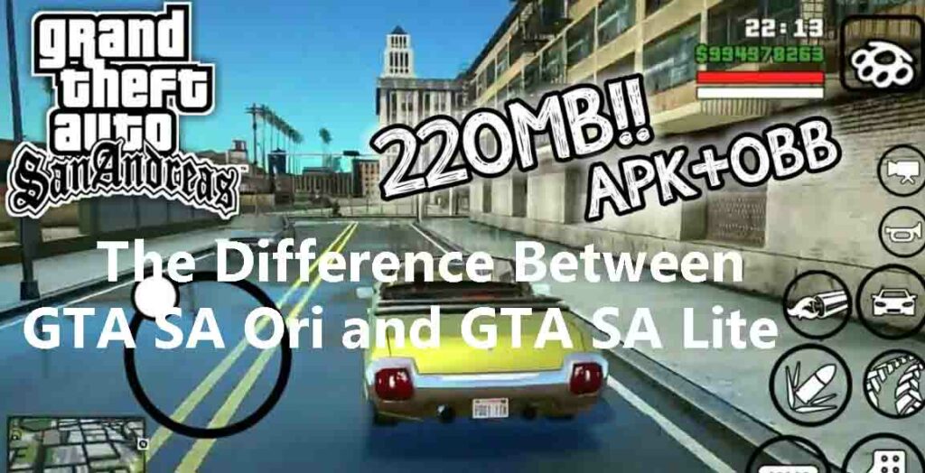 Free Download GTA SA Lite APK For Android [Mod+OBB]