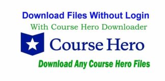 Download Files Without Login With Course Hero Downloader