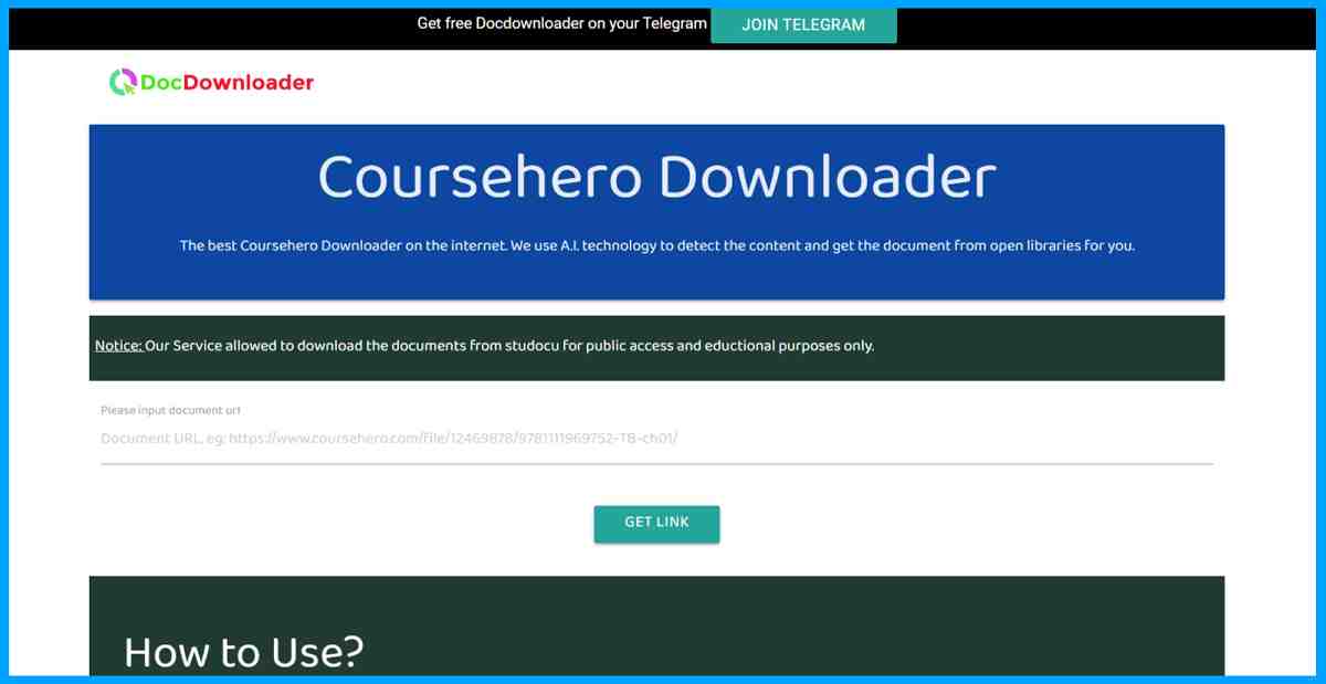 Get to know Course Hero Downloader