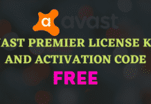 Avast Premier License Key and Activation Code