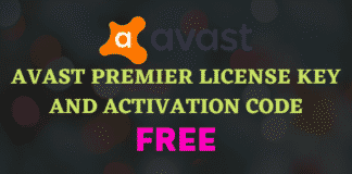 Avast Premier License Key and Activation Code