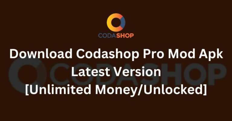 Download Codashop Pro Mod Apk Latest Version [Unlimited MoneyUnlocked]