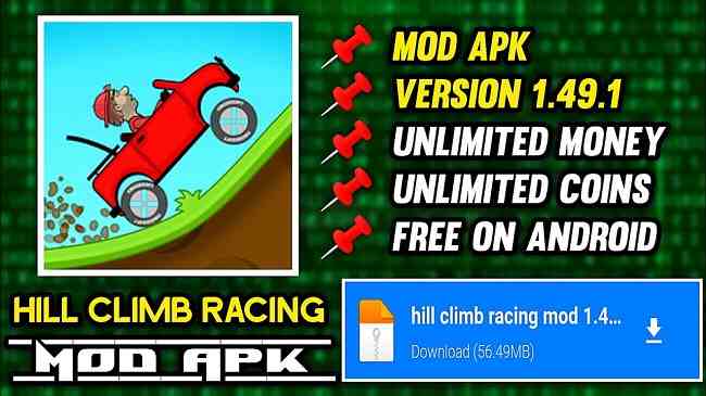 Download Hill Climb Racing Mod Apk Unlimited Money