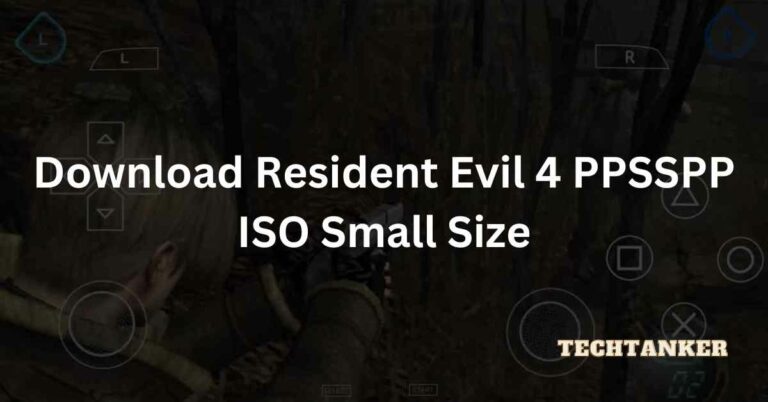 Download Resident Evil 4 PPSSPP ISO Small Size