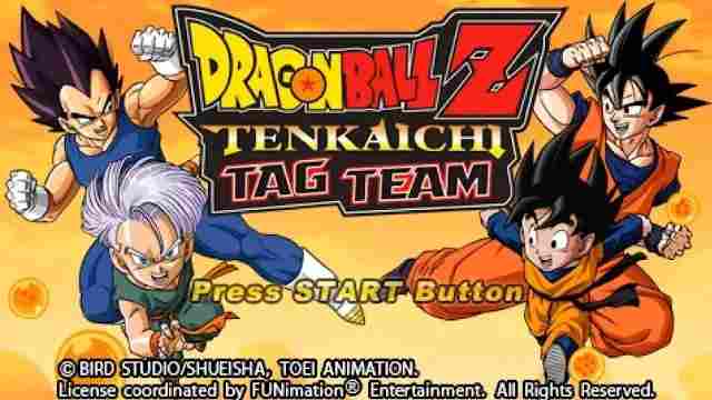 Dragon Ball Z Tenkaichi Tag Team PPSSPP