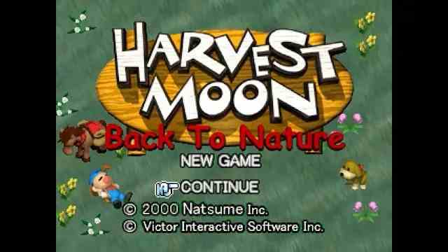 Harvest Moon Back to Nature 
