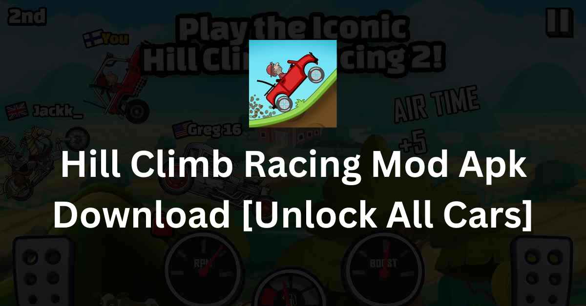 Hill Climb Racing Mod Apk Download [Unlock All Cars]