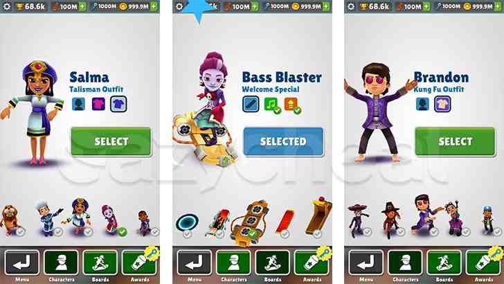 Main Features of Subway Surfers Mod Apk