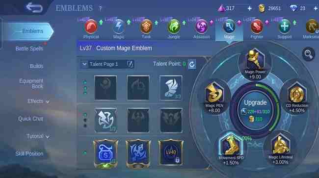 Maximum Emblem Mobile Legends Account