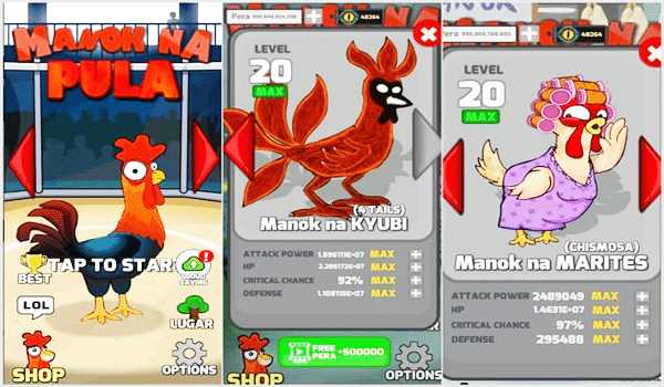 Features and Benefits of Manok Na Pula Mod Apk