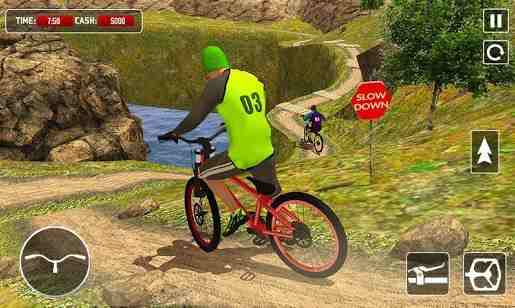 BMX Offroad Bicycle Rider Super Hero Stunts Racing