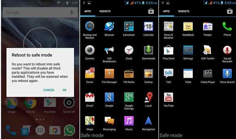 How to Remove Safe Mode on Android