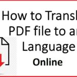 How to Translate PDF Online for All Types of Documents