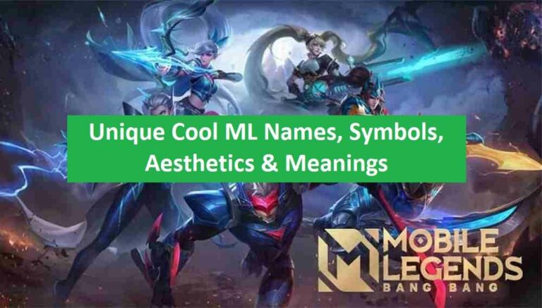 Unique Cool ML Names, Symbols, Aesthetics & Meanings